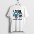 Official Smurf I Asked Myself If Im Okay And We Both Started Laughing T-Shirts, Hoodie, Sweatshirt | InkRitualCo.com