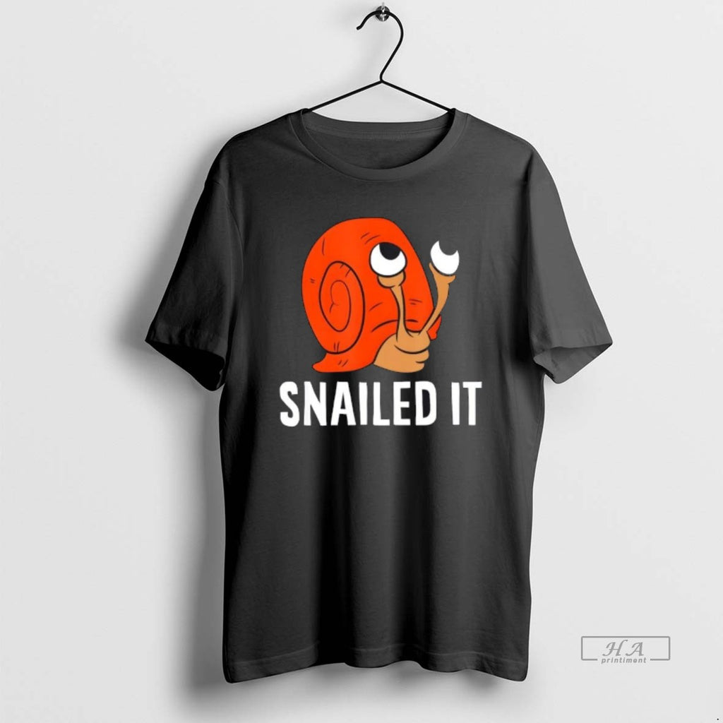 Official Snailed It Funny Snail T-Shirts, Hoodie, Sweatshirt | InkRitualCo.com