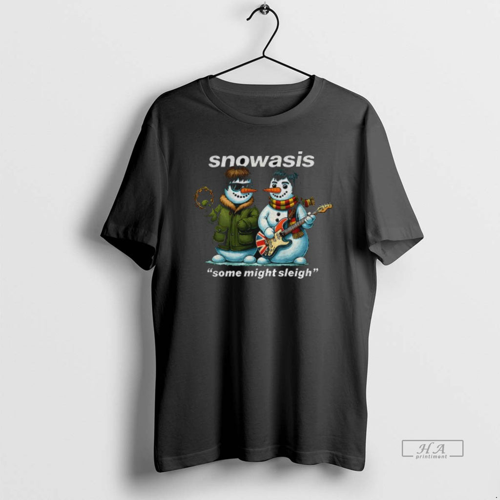 Official Snowasis Rock Band Parody Holiday Some Might Sleigh Christmas T-Shirts, Hoodie, Sweatshirt | InkRitualCo.com