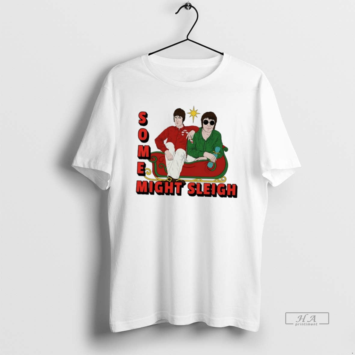 Official Some Might Sleigh Oasis Christmas T-Shirts, Hoodie, Sweatshirt | InkRitualCo.com