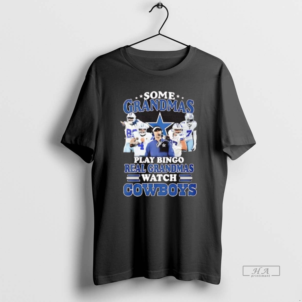Official Some Grandmas Play Bingo Real Grandmas Watch Dallas Cowboys T-Shirts, Hoodie, Sweatshirt | InkRitualCo.com