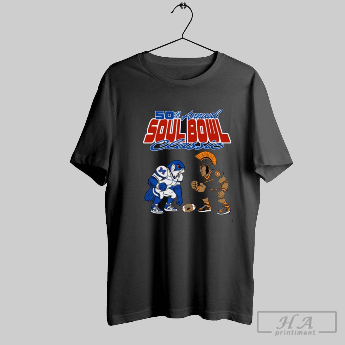 Official Soul Bowl 50th Annual Classic Millwood Falcons Vs Douglass Trojans Mascots T-Shirts, Hoodie, Sweatshirt