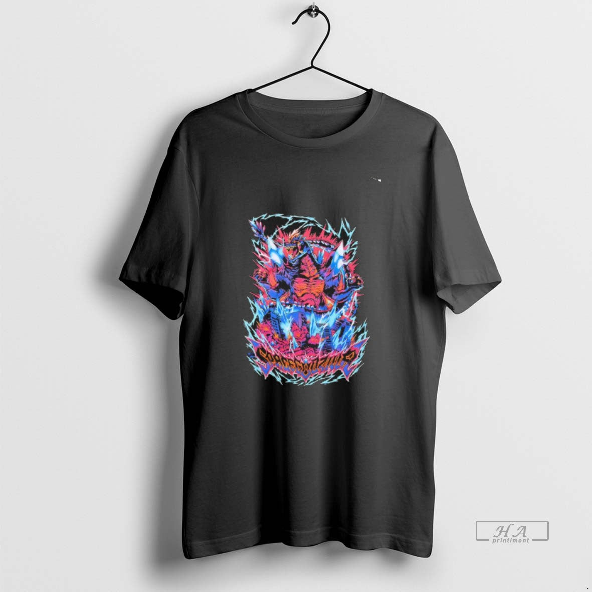 Official Space Godzilla Lightning Graphic T-Shirts, Hoodie, Sweatshirt | InkRitualCo.com