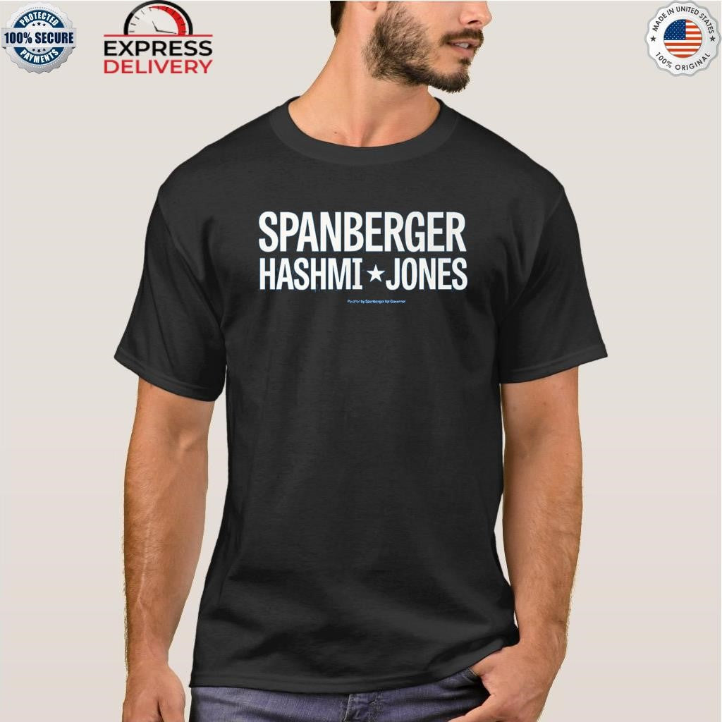 Spanberger Hashmi Jay Jones Logo Shirt
