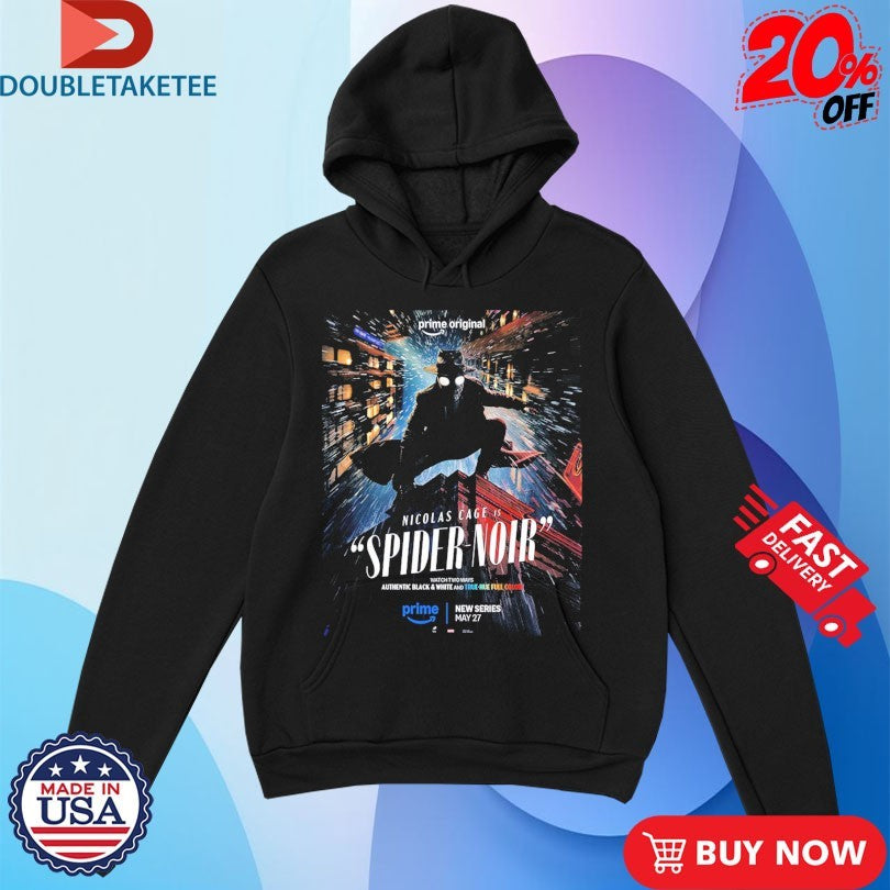 Spider-Noir Starring Nicolas Cage Series True Hue Shirts