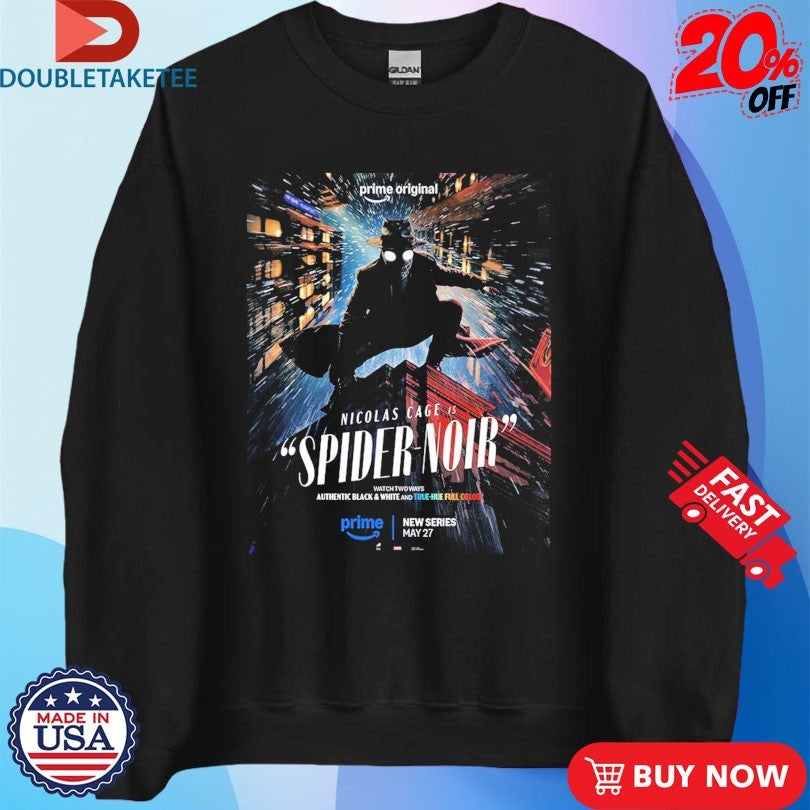 Spider-Noir Starring Nicolas Cage Series True Hue Shirts