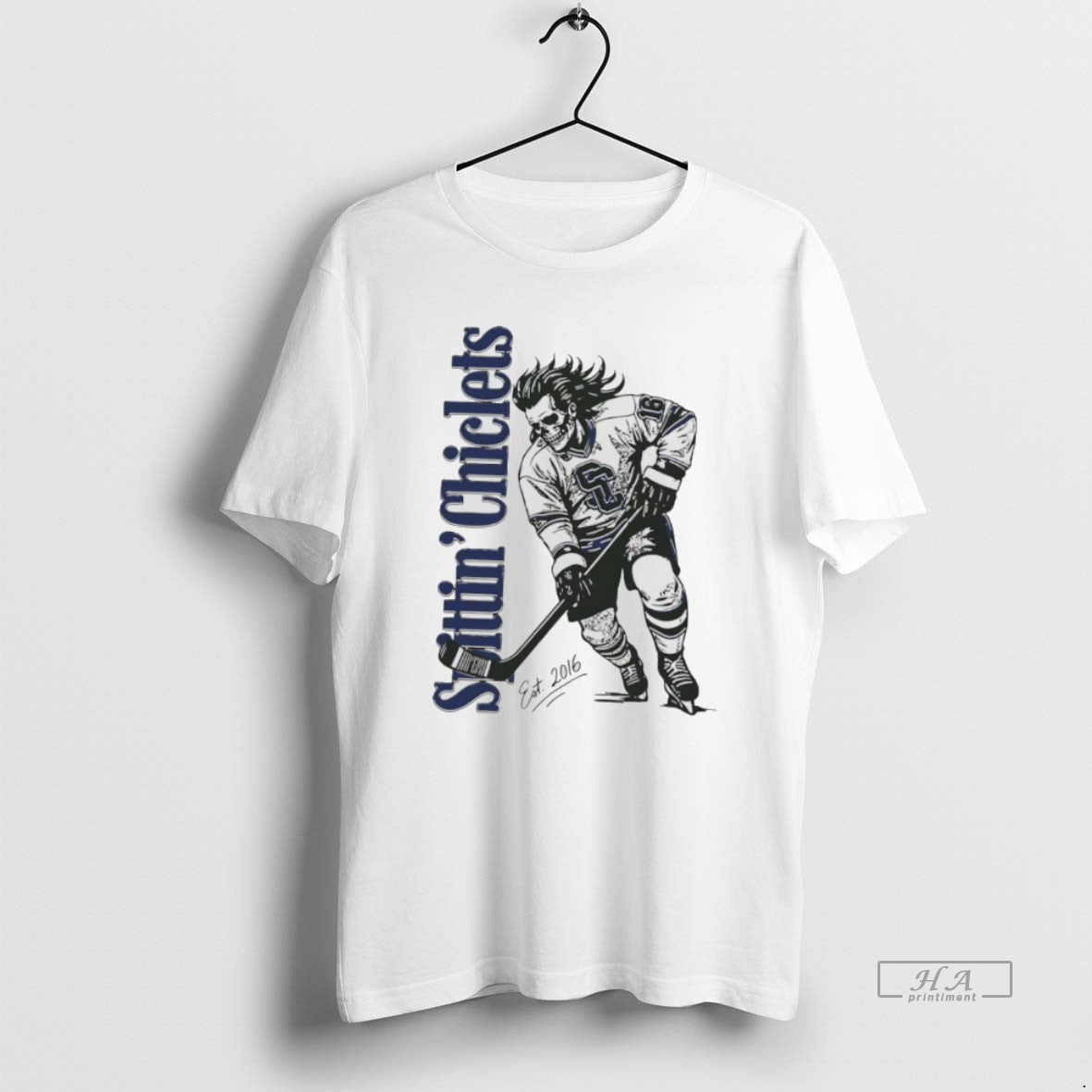 Official Spittin Chiclets Skullet Vertical Hockey T-Shirts, Hoodie, Sweatshirt | InkRitualCo.com
