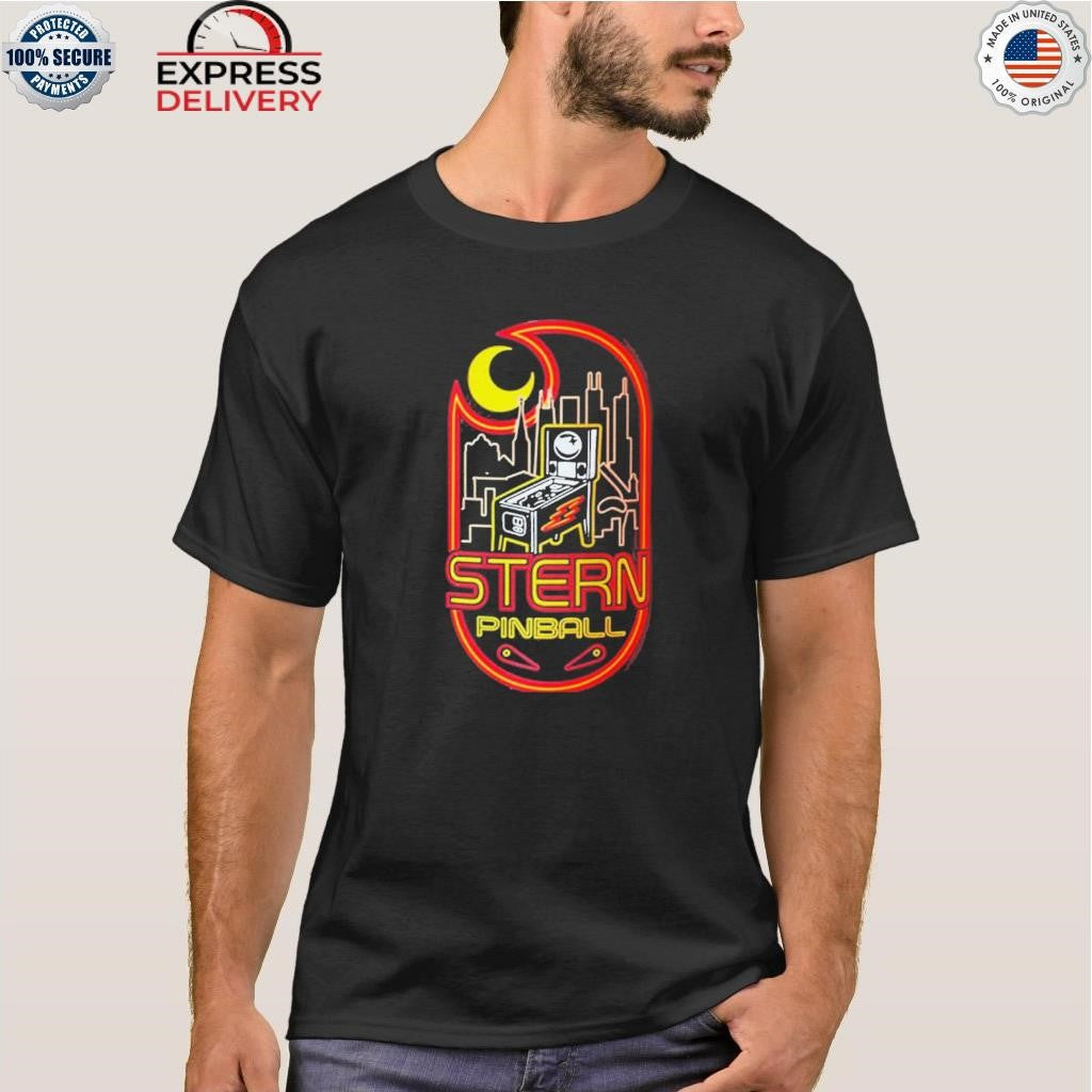 Stern Neon Sign Pinball Shirt