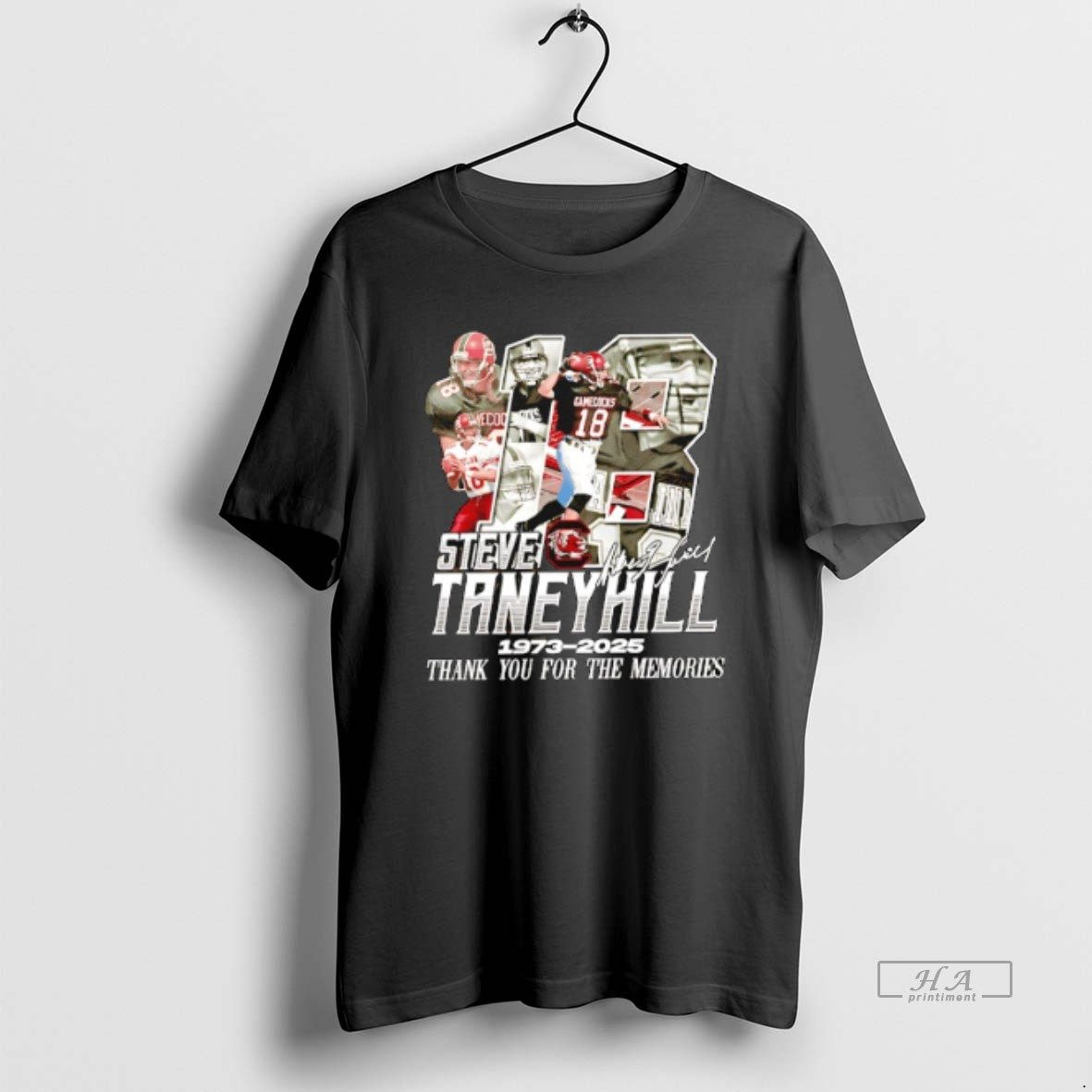 Official Steve Taneyhill 1973 2025 Thank You For The Memories Signature T-Shirts, Hoodie, Sweatshirt | InkRitualCo.com