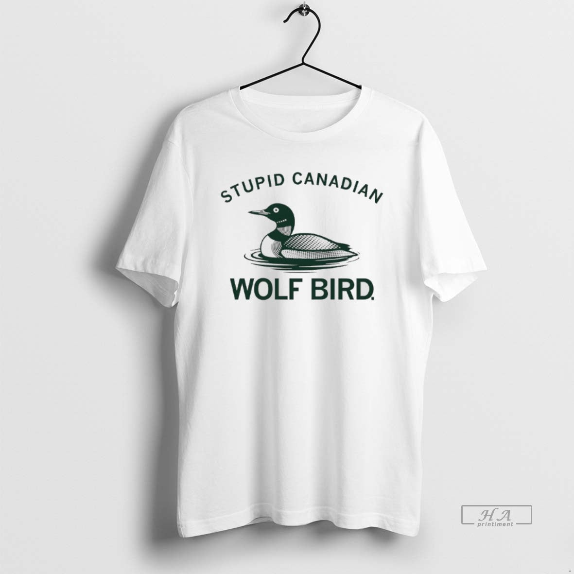Official Stupid Canadian Wolf Bird Aka The Common Loon T-Shirts, Hoodie, Sweatshirt | InkRitualCo.com
