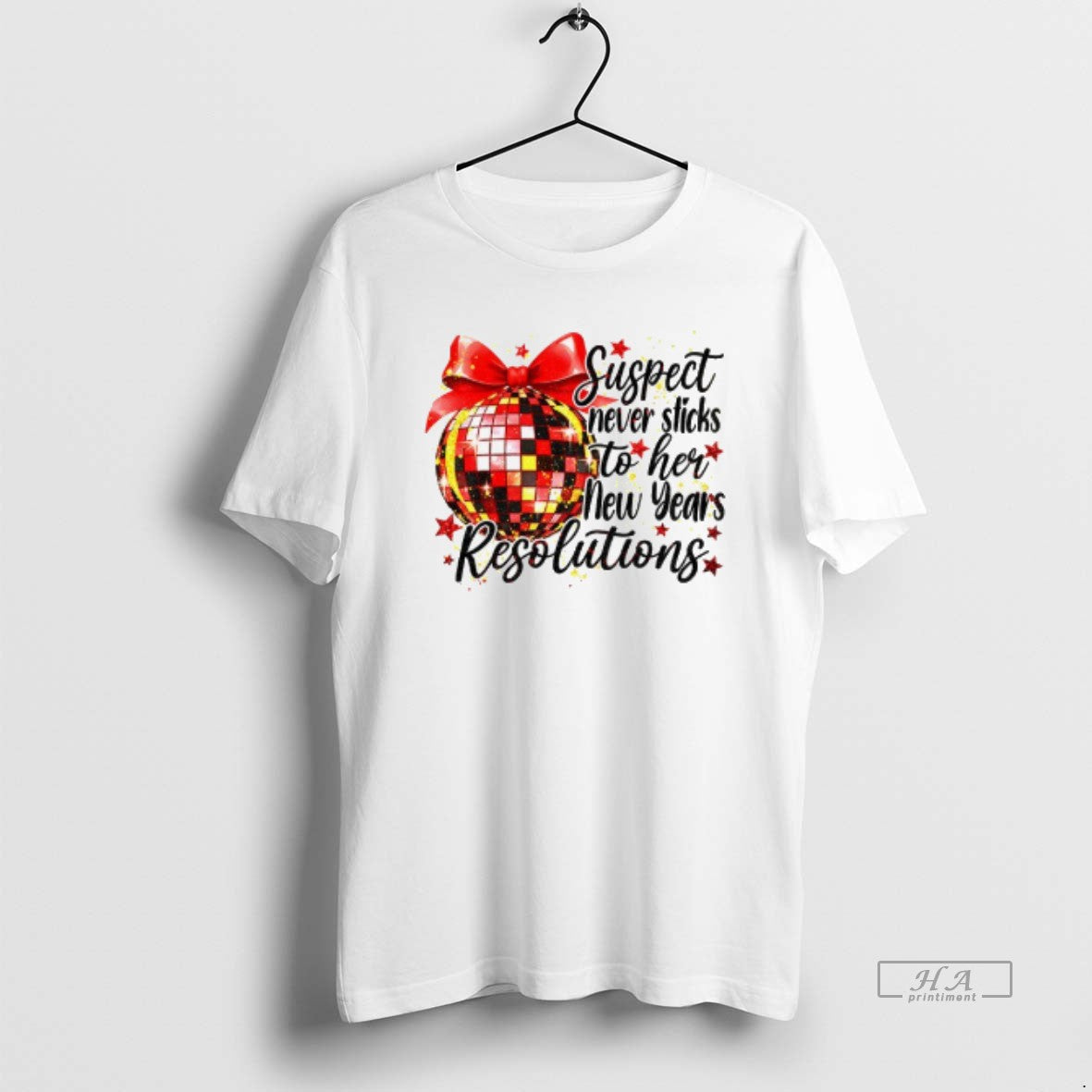 Official Suspect Never Sticks To Her New Years Resolution New Year 2026 T-Shirts, Hoodie, Sweatshirt | InkRitualCo.com