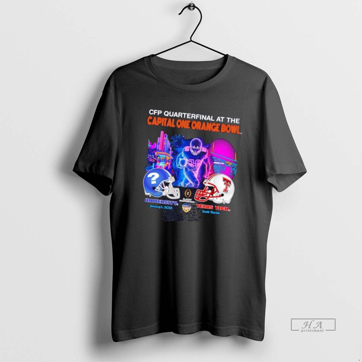 Official Tbd Vs Texas Tech Red Raiders Cfp Capital One Orange Bowl 2026 T-Shirts, Hoodie, Sweatshirt | InkRitualCo.com