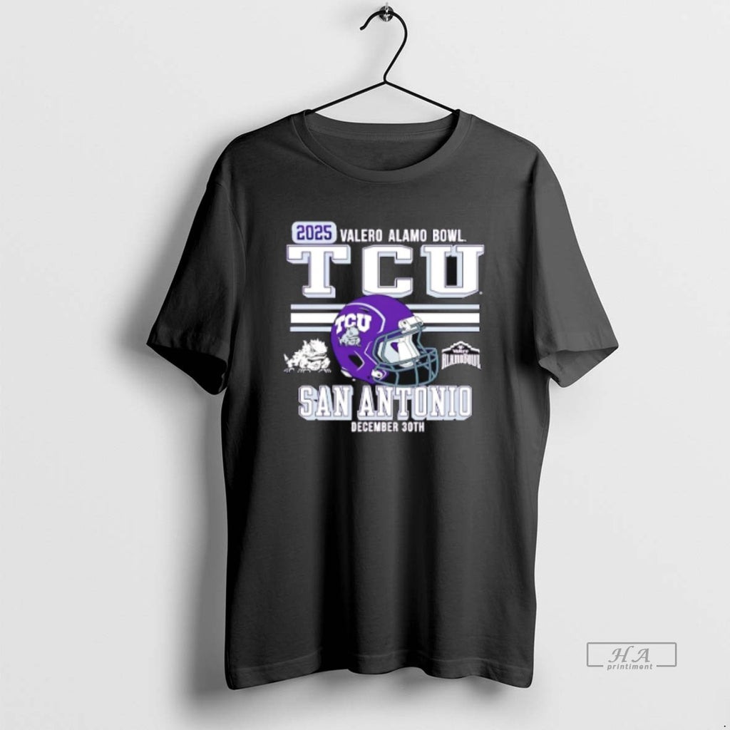 Official Tcu San Antonio 2025 Alamo Bowl Bound Helmet T-Shirts, Hoodie, Sweatshirt | InkRitualCo.com