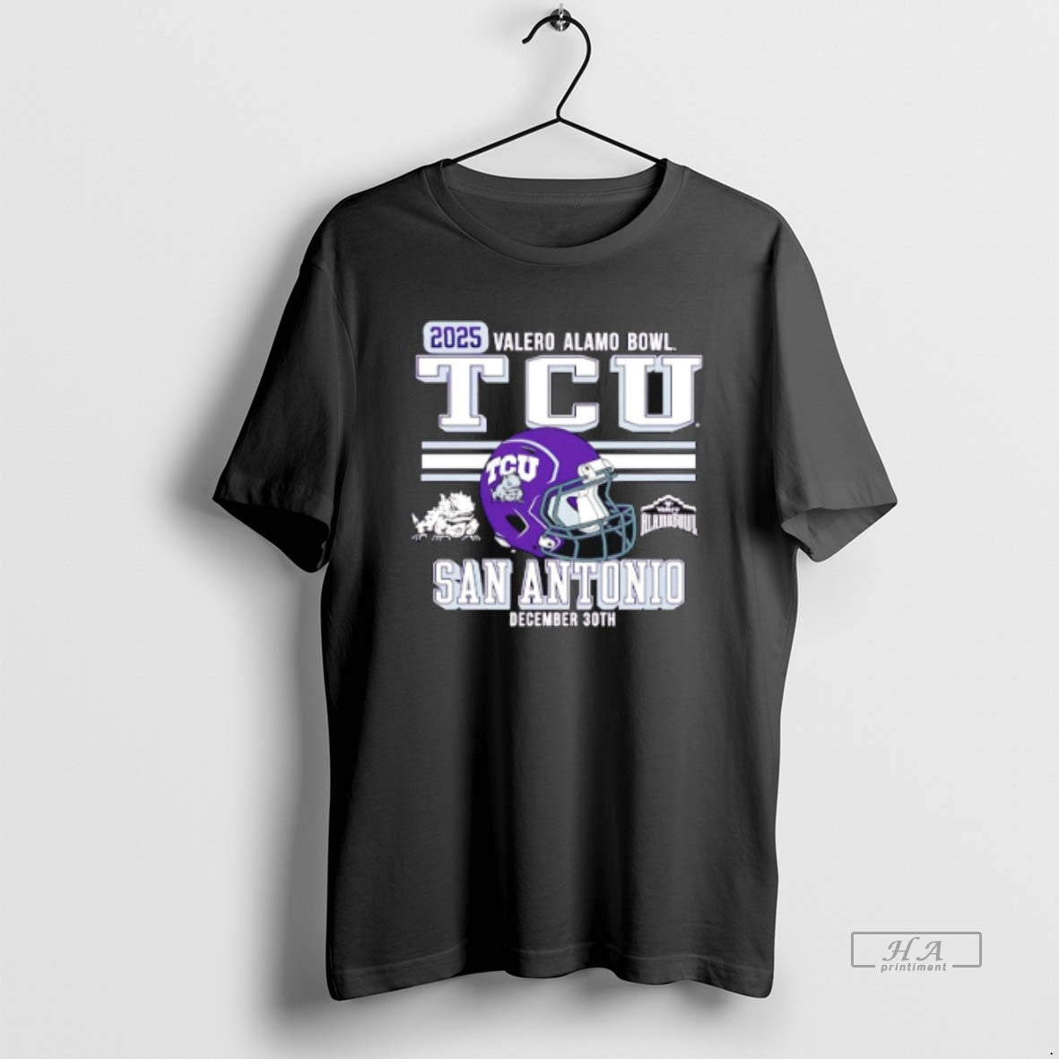 Official Tcu San Antonio 2025 Alamo Bowl Bound Helmet T-Shirts, Hoodie, Sweatshirt | InkRitualCo.com