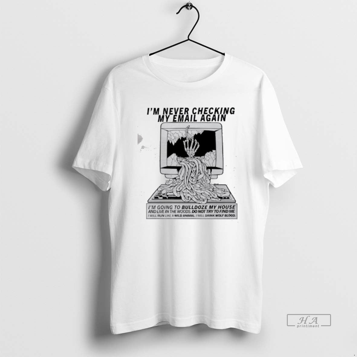 Official Tv Im Never Checking My Email Again T-Shirts, Hoodie, Sweatshirt | InkRitualCo.com