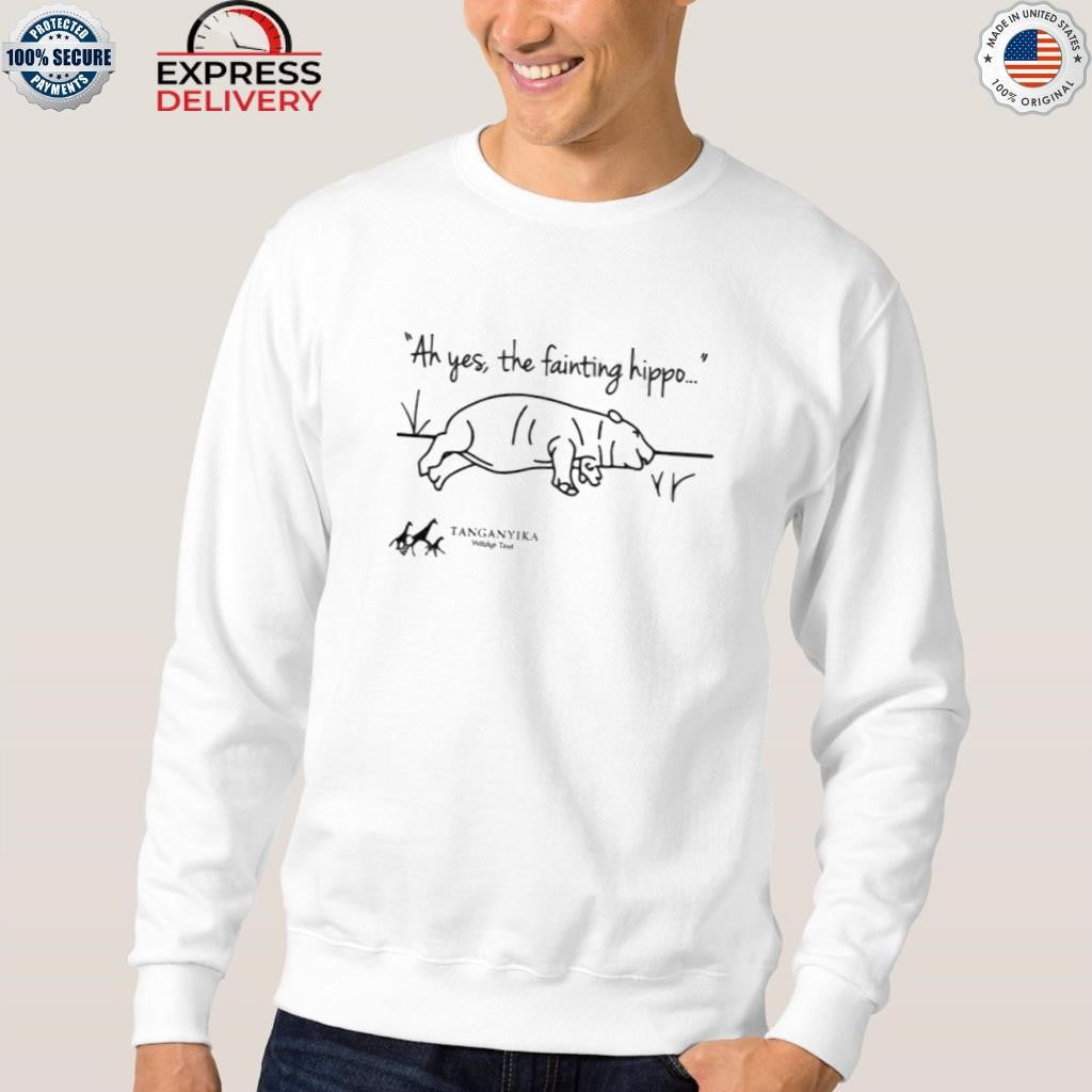 Tanganyika Wildlife Park Fainting Hippo Shirt