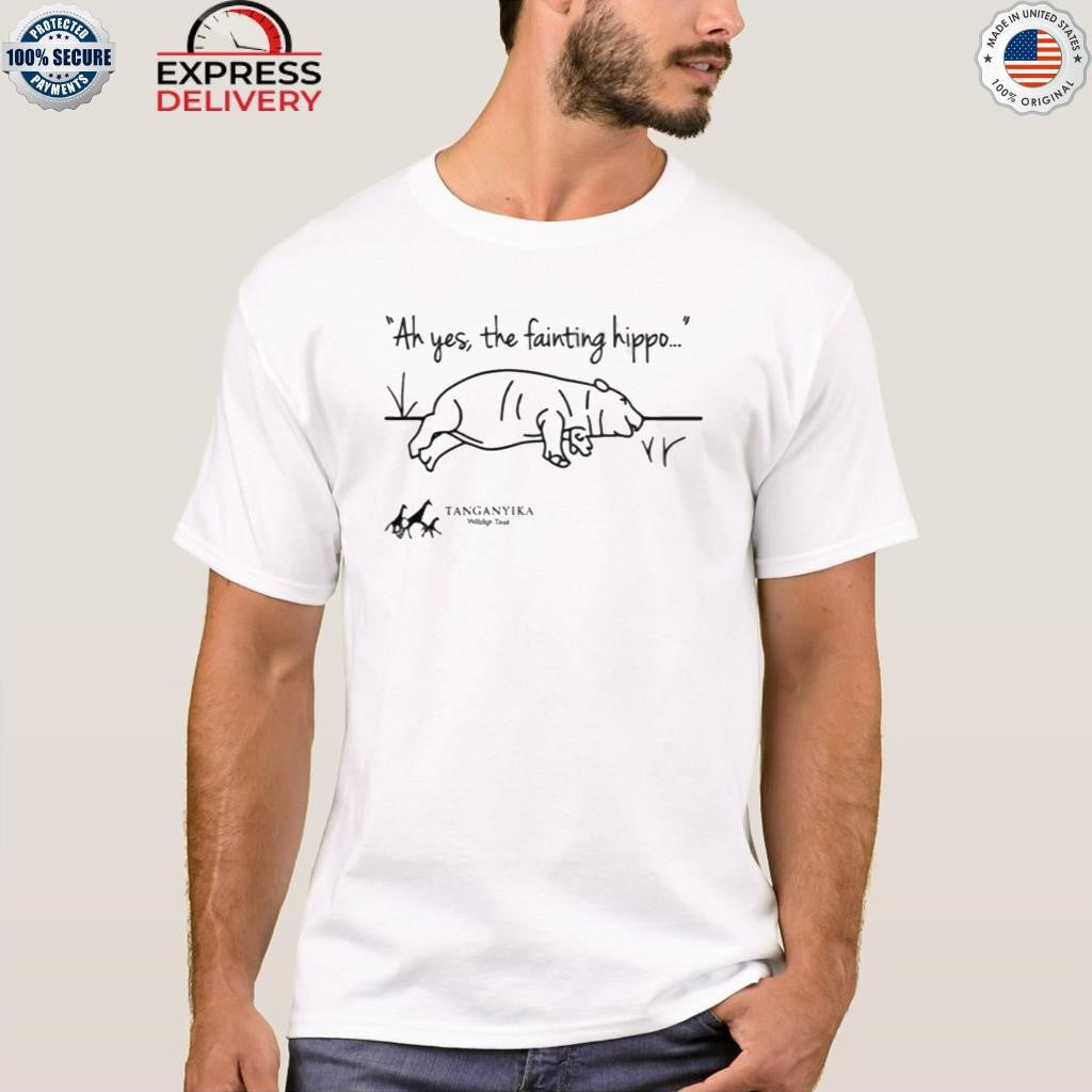 Tanganyika Wildlife Park Fainting Hippo Shirt
