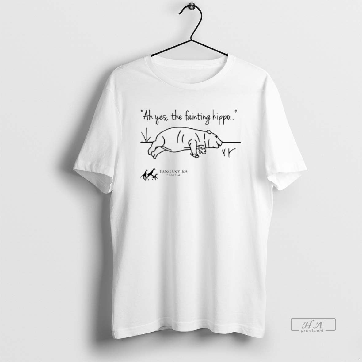 Official Tanganyika Wildlife Park The Fainting Hippo T-Shirts, Hoodie, Sweatshirt | InkRitualCo.com