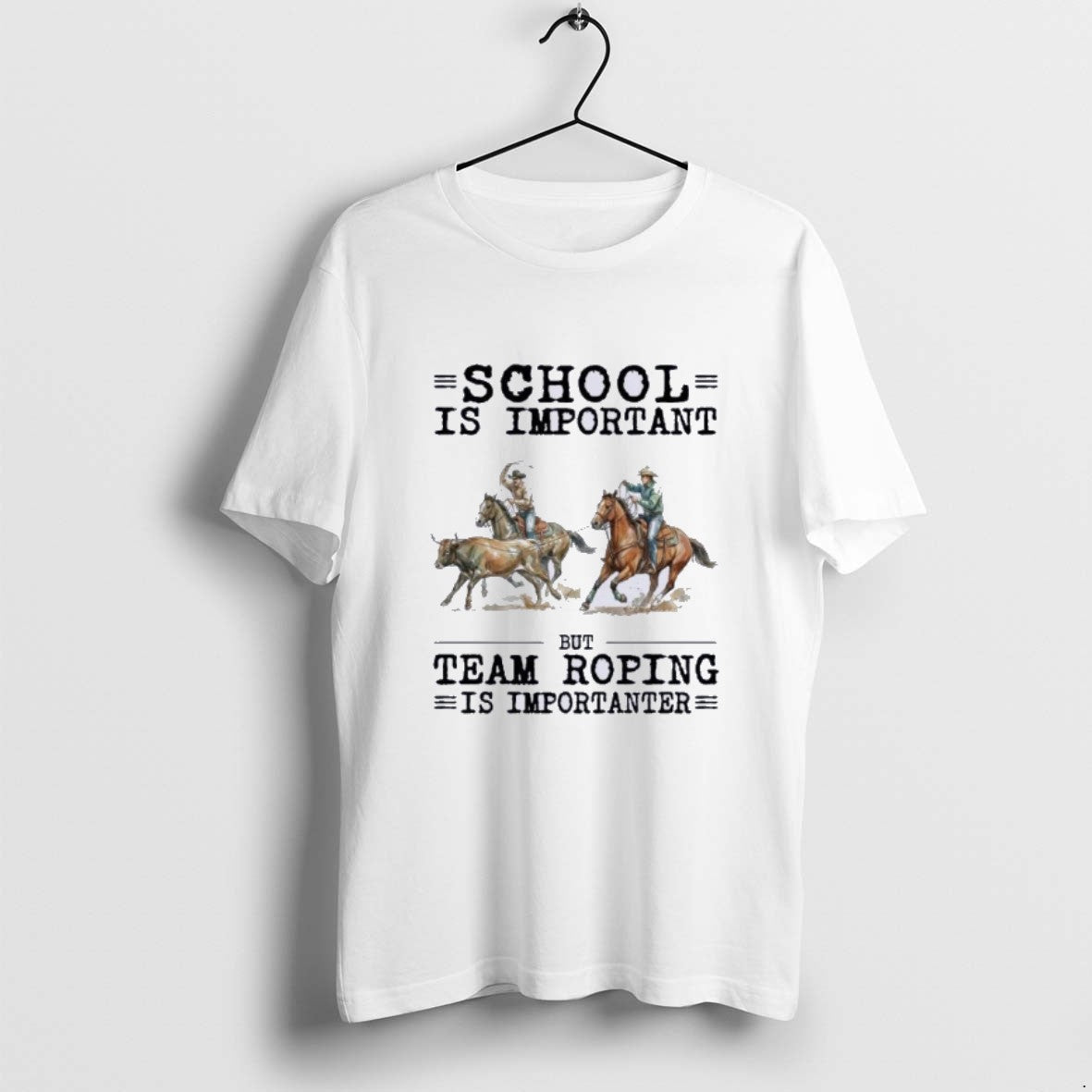 Official Team Roping School Is Important T-Shirts, Hoodie, Sweatshirt | InkRitualCo.com