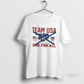 Official Team Usa One For All Milano Cortina 2026 Winter Olympics Freestyle Skiing T-Shirts, Hoodie, Sweatshirt