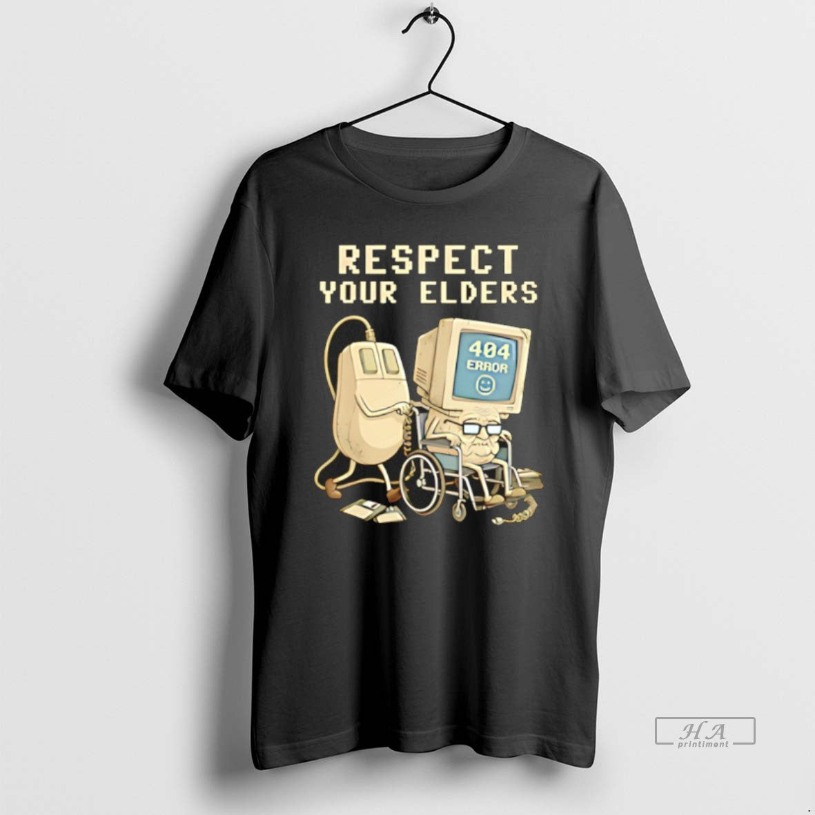 Official Tech 404 Error Hilarious Respect Your Elders T-Shirts, Hoodie, Sweatshirt | InkRitualCo.com