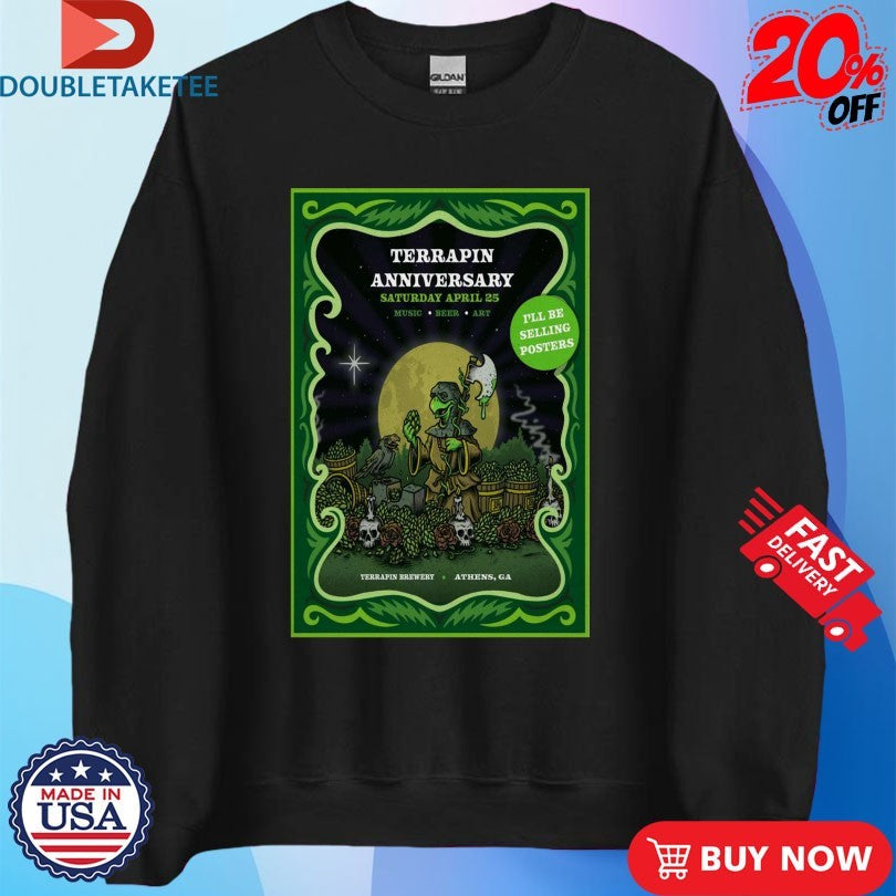 Terrapin Anniversary Apr 25 2026 Athens, GA T-shirts