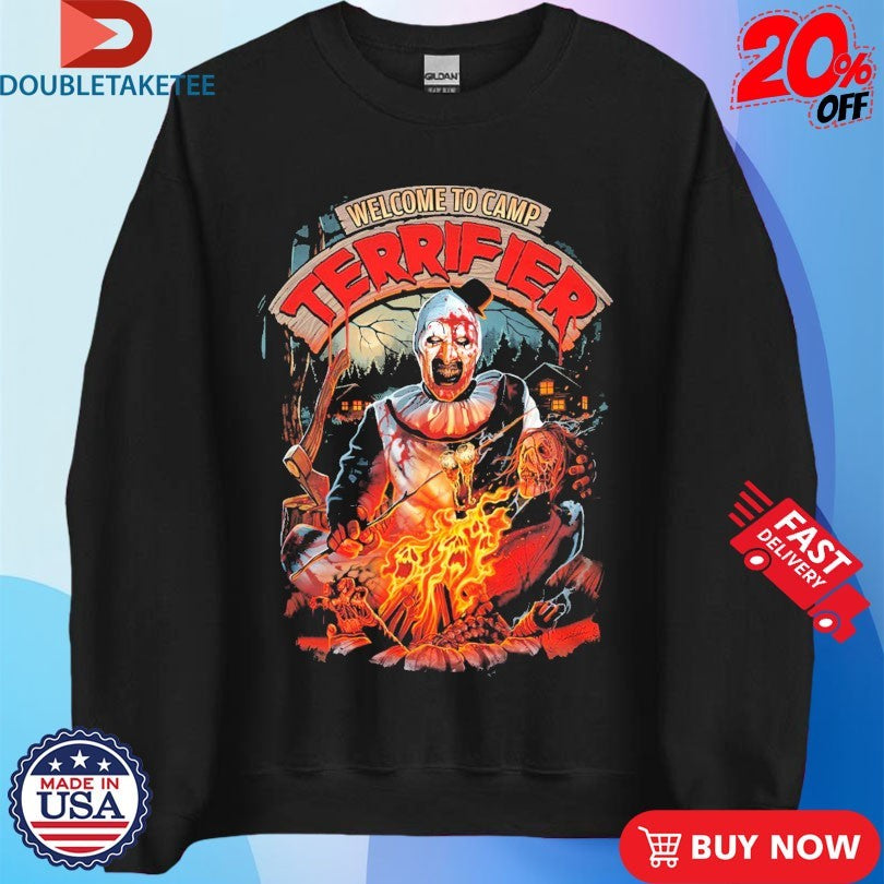 Terrifier Welcome To Camp Hours Of Terror Shirts