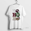 Official Texas A And M Aggies Ho Ho Ho Christmas Helmet Circle T-Shirts, Hoodie, Sweatshirt | InkRitualCo.com