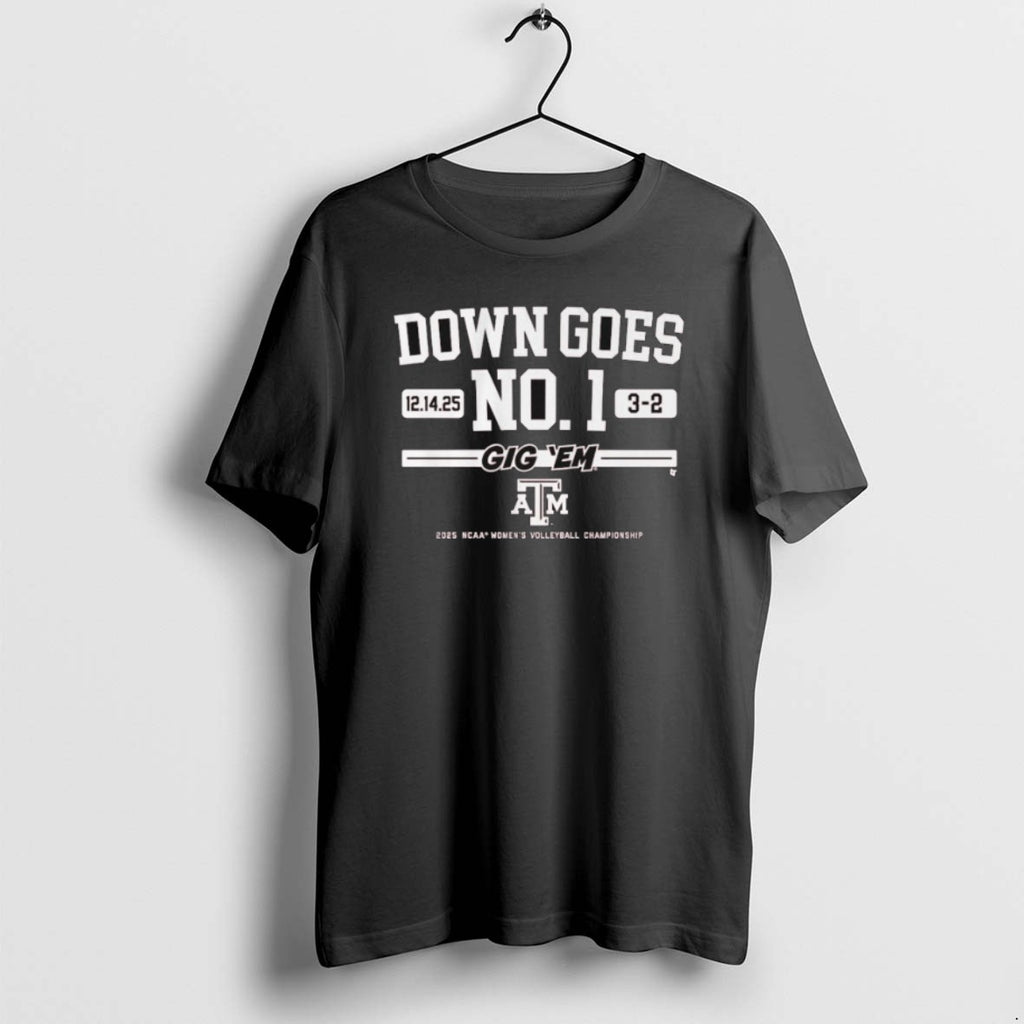 Official Texas Am Aggies Down Goes No T-Shirts, Hoodie, Sweatshirt | InkRitualCo.com