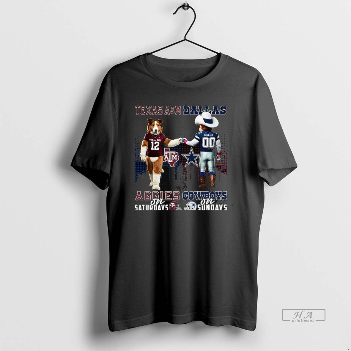 Official Texas Am Aggies On Saturdays Vs Dallas Cowboys On Sundays Mascot T-Shirts, Hoodie, Sweatshirt | InkRitualCo.com