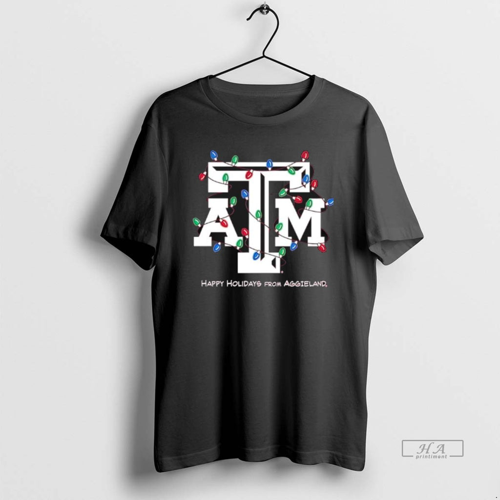 Official Texas Am Happy Holidays From Aggieland T-Shirts, Hoodie, Sweatshirt | InkRitualCo.com