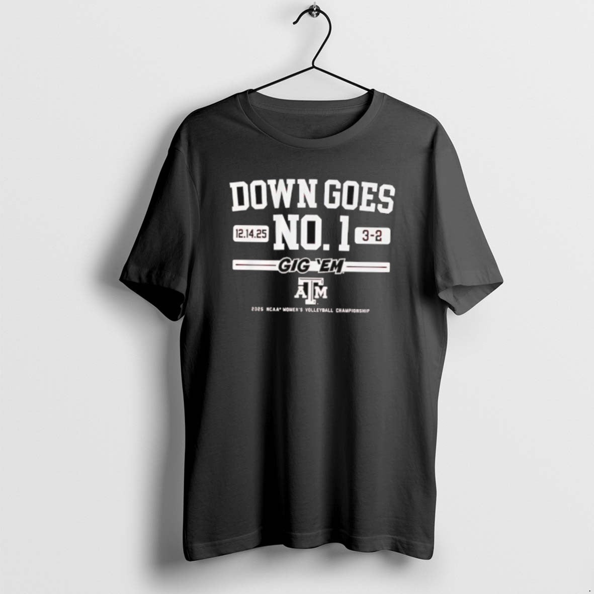 Official Texas Am Volleyball Down Goes No T-Shirts, Hoodie, Sweatshirt