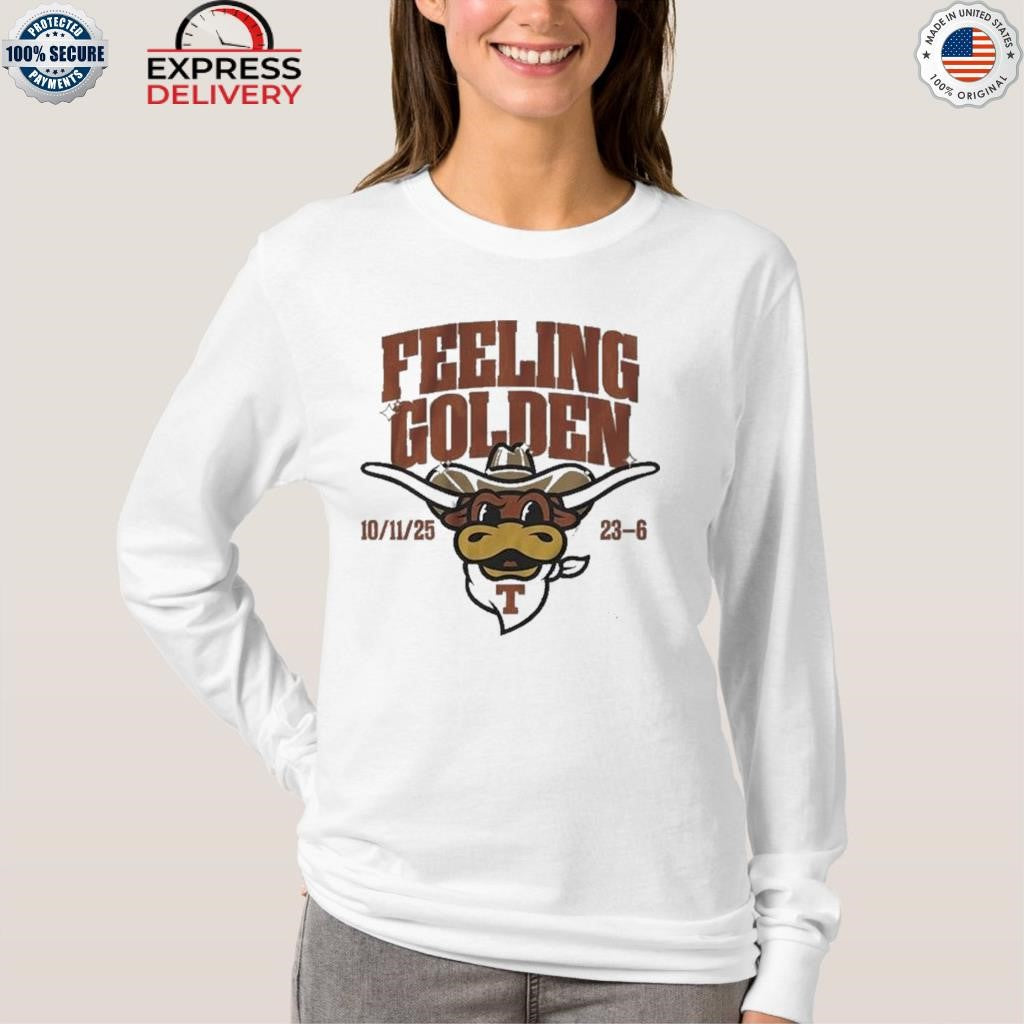 Texas Football Feeling Golden Shirt