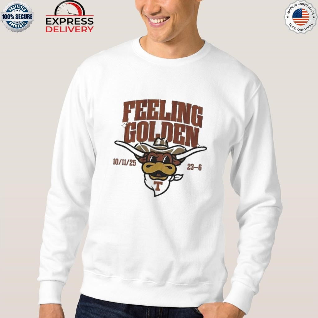 Texas Football Feeling Golden Shirt