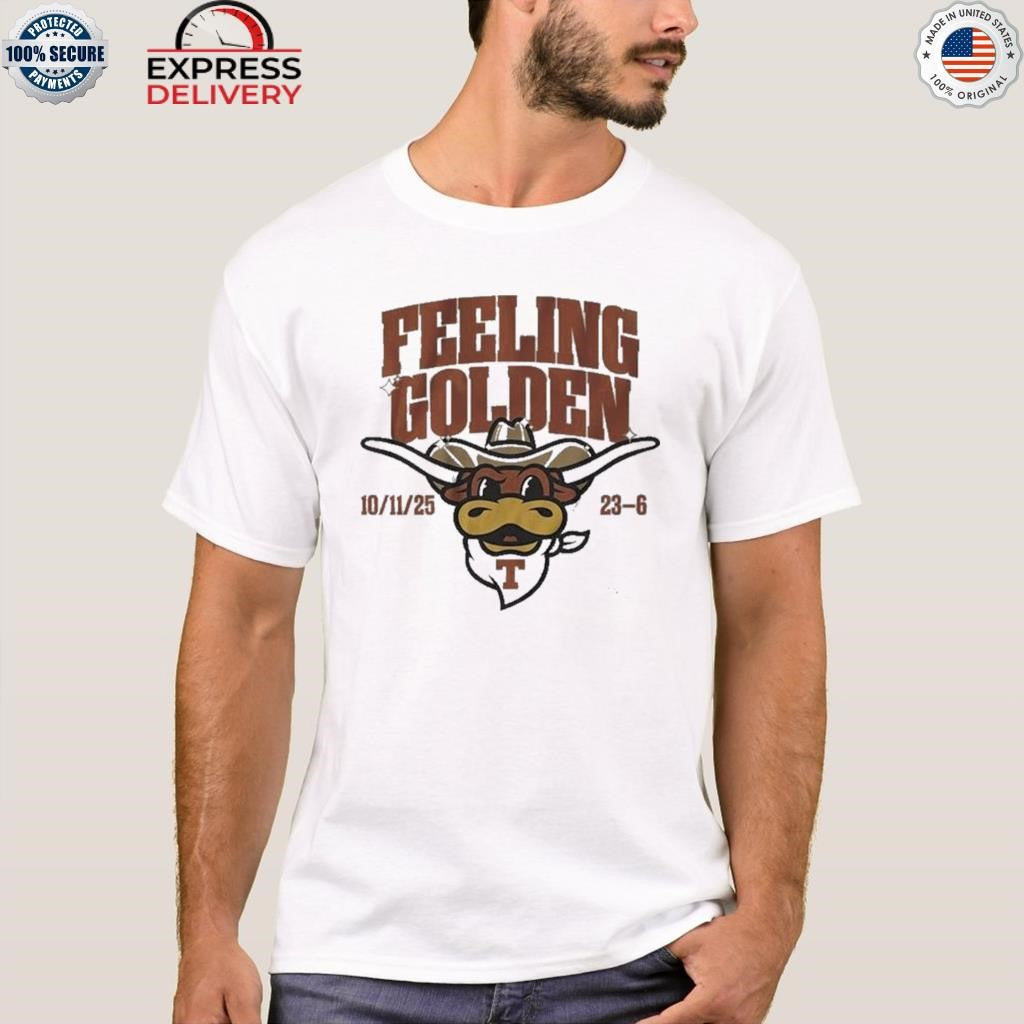 Texas Football Feeling Golden Shirt