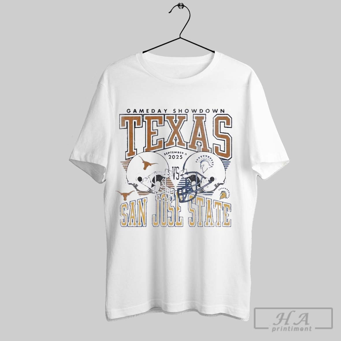 Official Texas Longhorns Vs San Jose State Spartans 2025 Gameday Showdown Football T T-Shirts, Hoodie, Sweatshirt