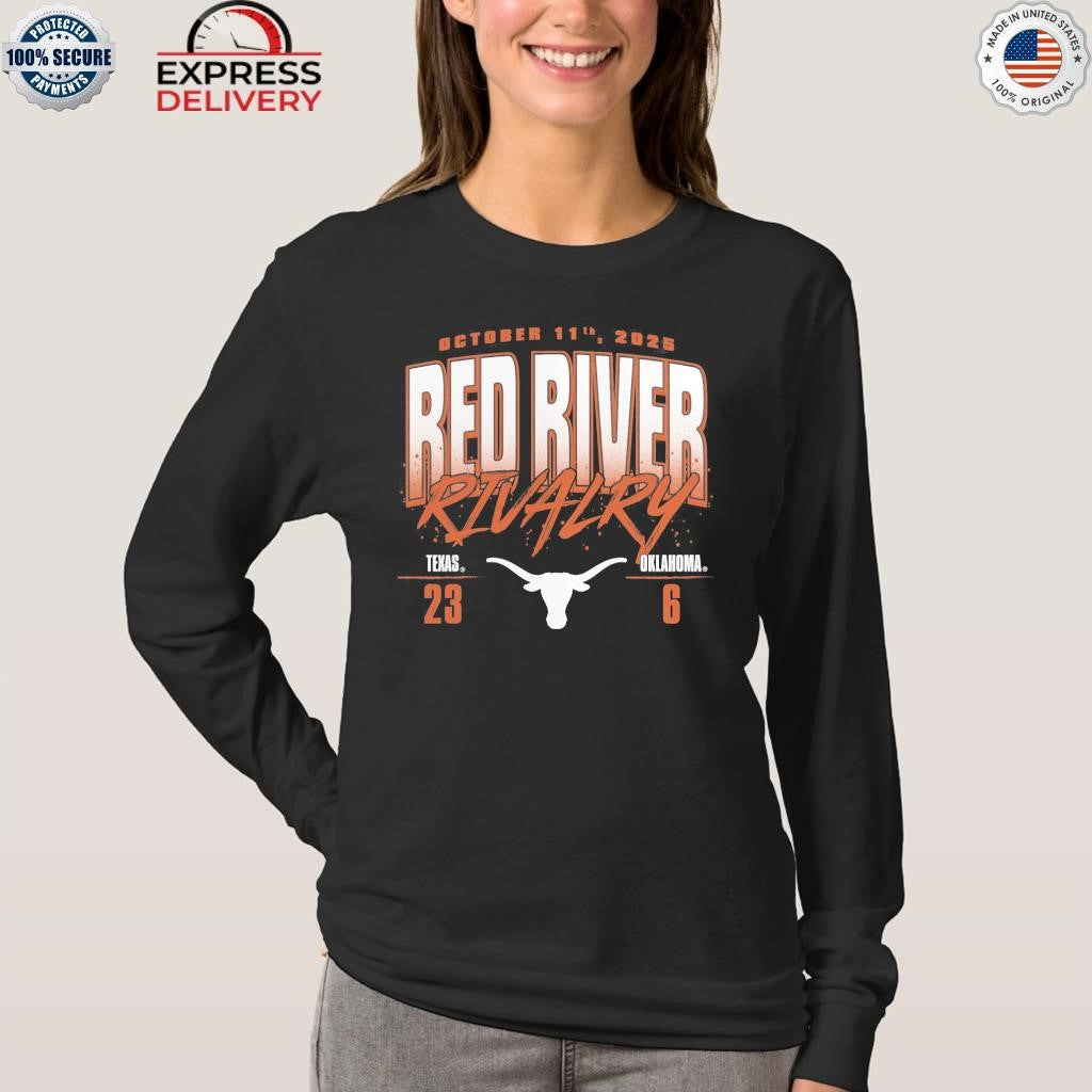 Texas Longhorns vs. Oklahoma Sooners 2025 Score Shirt
