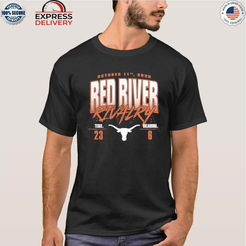 Texas Longhorns vs. Oklahoma Sooners 2025 Score Shirt