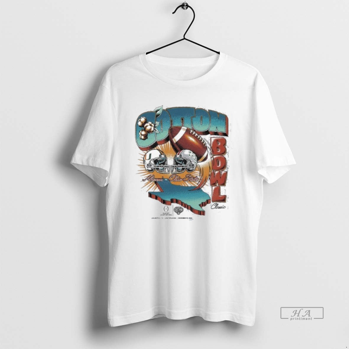 Official Texas Map Cotton Bowl Classic 2025 Miami Vs Ohio State Vintage Matchup T-Shirts, Hoodie, Sweatshirt