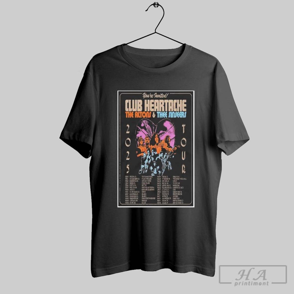 Official The Altons Thee Sinseers Club Heartache 2025 Poster T-Shirts, Hoodie, Sweatshirt | InkRitualCo.com