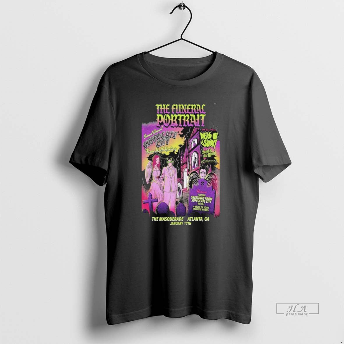 Official The Funeral Portrait January 17 2026 Atlanta Ga T-Shirts, Hoodie, Sweatshirt | InkRitualCo.com