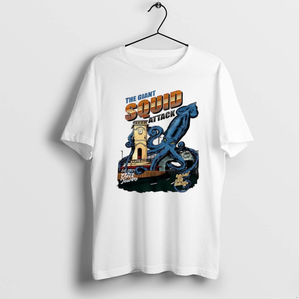 Official The Giant Squid Attack T-Shirts, Hoodie, Sweatshirt | InkRitualCo.com