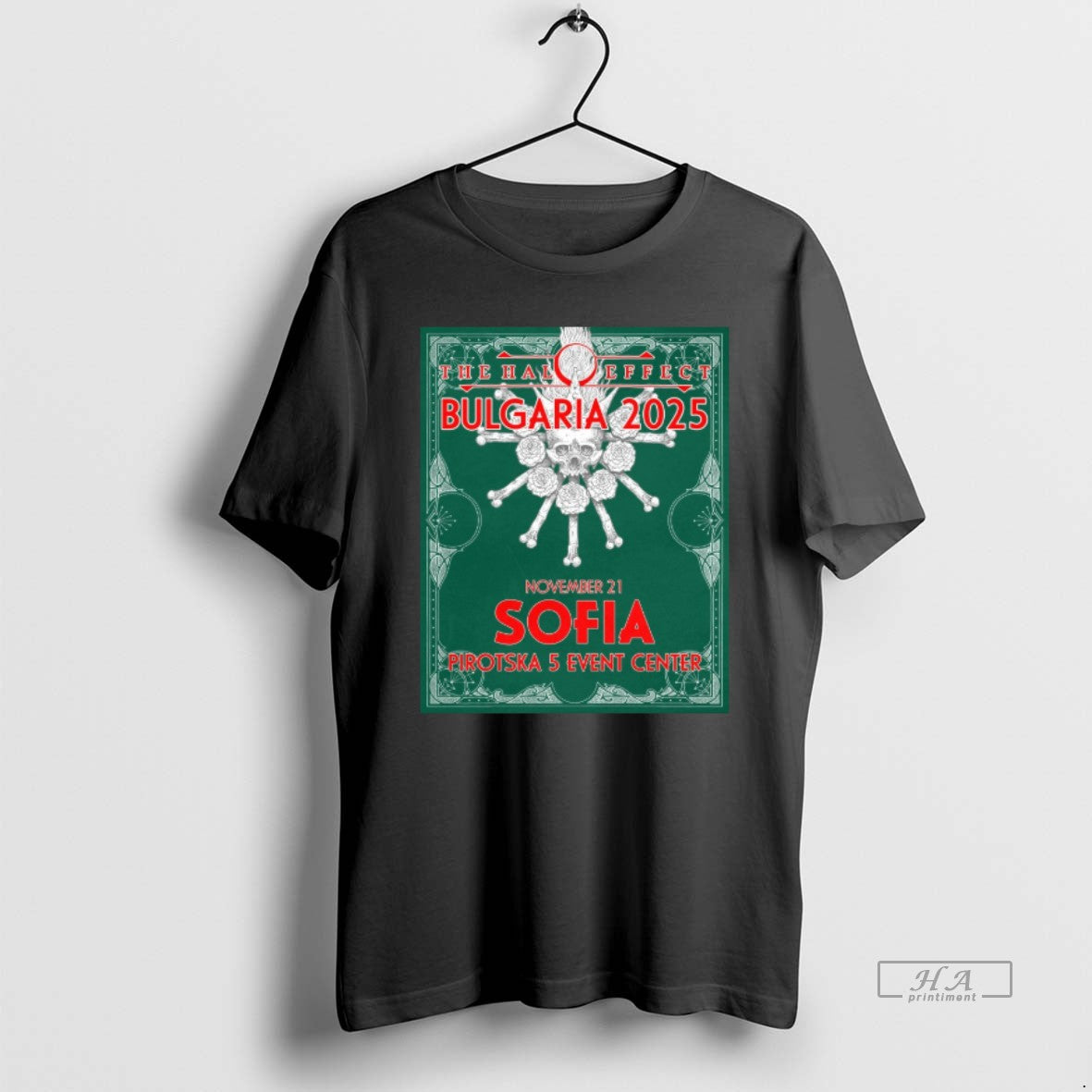 Official The Halo Effect Sofia Bulgaria November 21 2025 Pirotska 5 Event Center T-Shirts, Hoodie, Sweatshirt