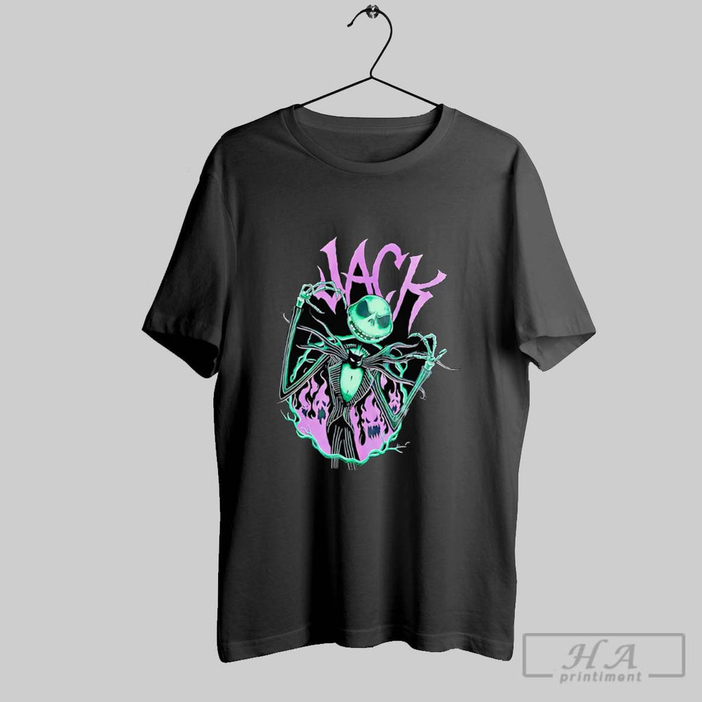 Official The Nightmare Before Christmas Jack Skellington Flames T-Shirts, Hoodie, Sweatshirt | InkRitualCo.com