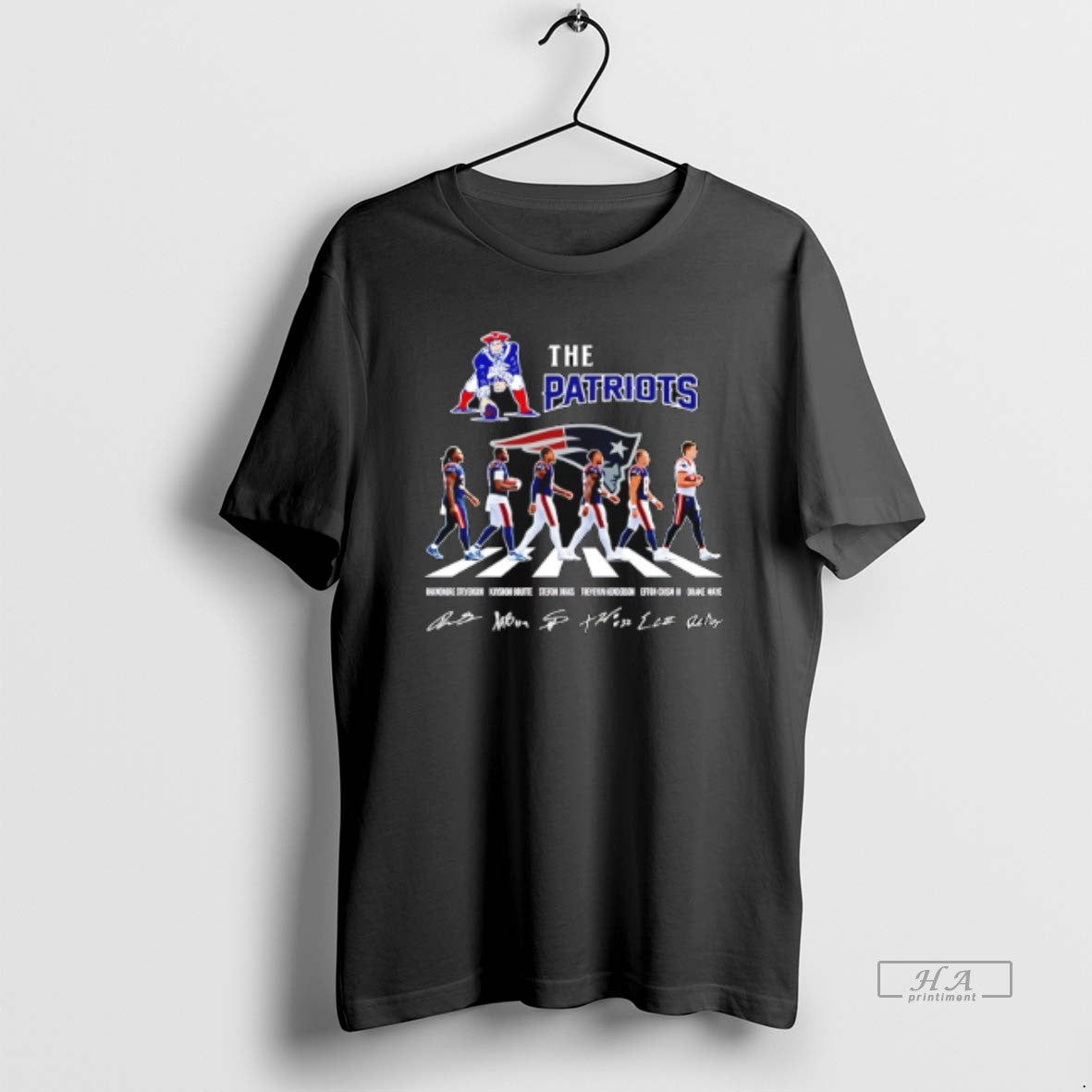 Official The Patriots Cross The Street Signatures 2026 T-Shirts, Hoodie, Sweatshirt | InkRitualCo.com