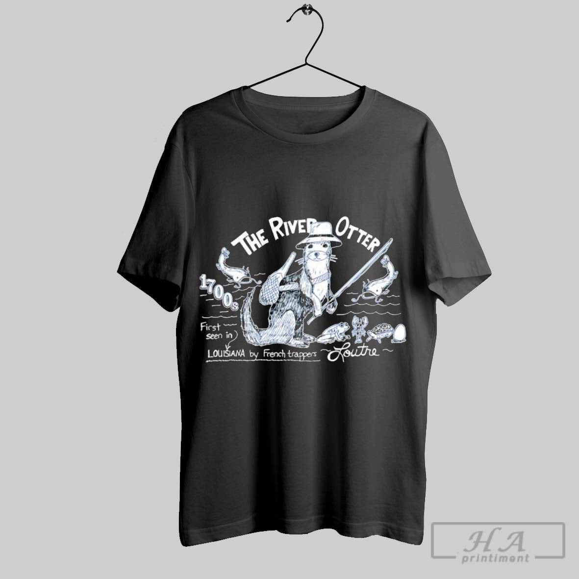 Official The River Otter 1700s First Seen In Louisiana By French Trappers Loutre T-Shirts, Hoodie, Sweatshirt