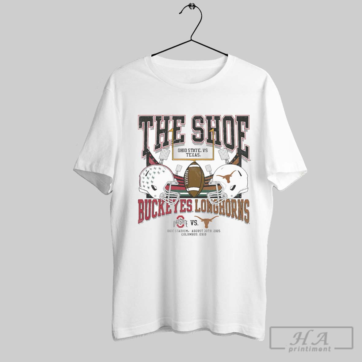 Official The Shoe Ohio State Vs Texas Longhorns Match Up T-Shirts, Hoodie, Sweatshirt | InkRitualCo.com