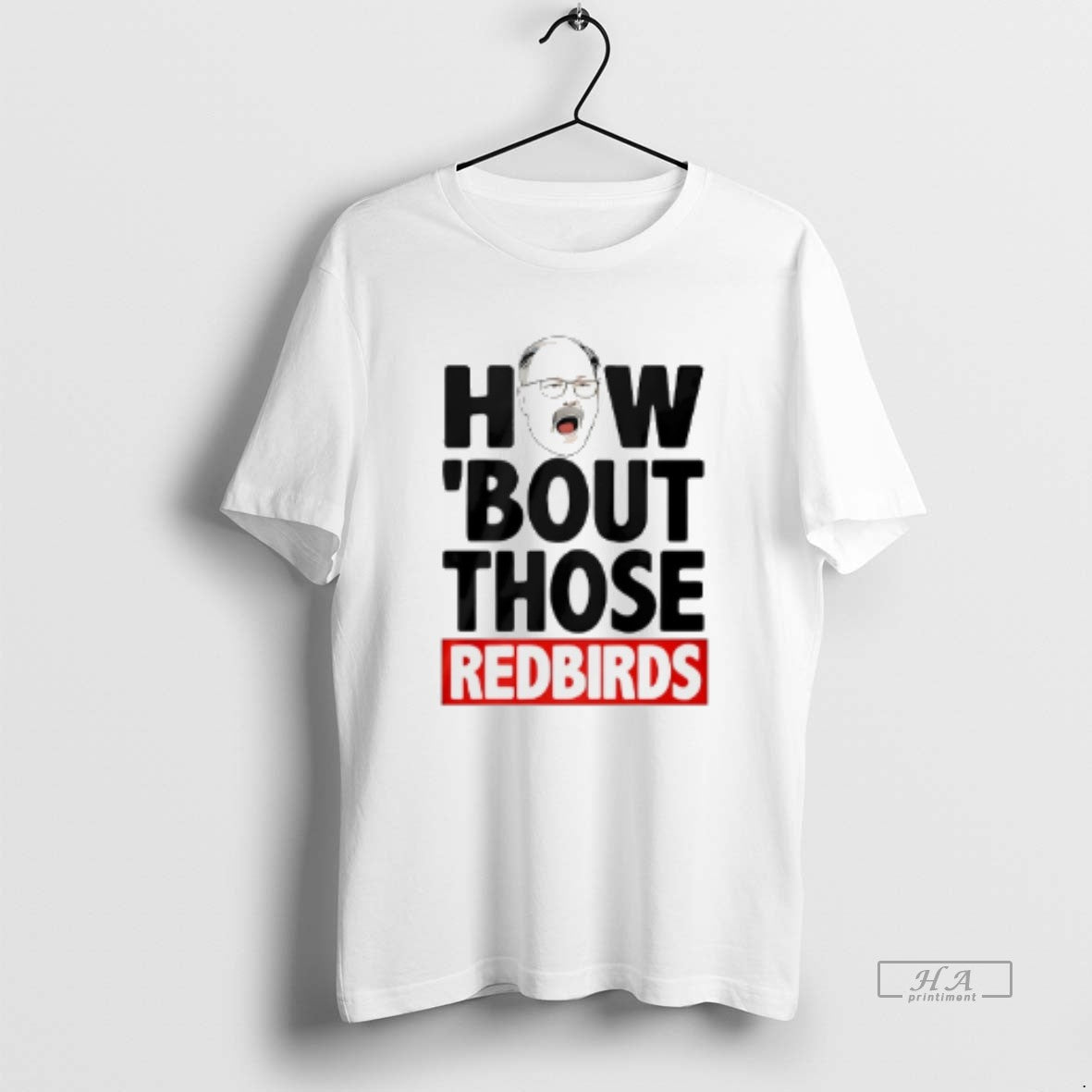 Official The Spack Stache How Bout Those Redbirds Funny T-Shirts, Hoodie, Sweatshirt | InkRitualCo.com