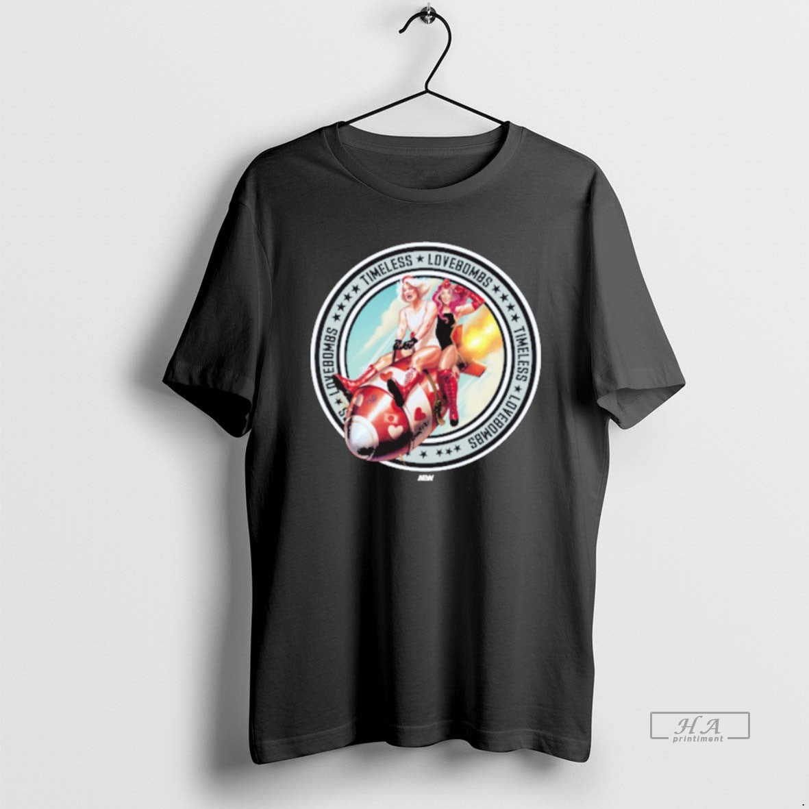 Official The Timeless Love Bombs Bombs Away Aew 2025 T-Shirts, Hoodie, Sweatshirt | InkRitualCo.com