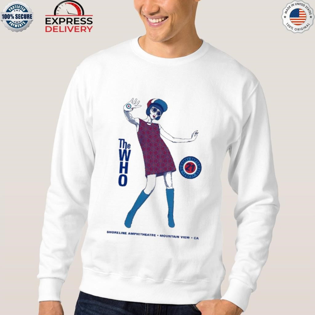 The Who 2025 Mountain View CA Show Shirt